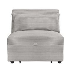 Pluto Coronado Grey Chair with Kidney Pillow, Klik Klak and Pop Up - Ornate Home
