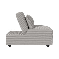 Pluto Coronado Grey Chair with Kidney Pillow, Klik Klak and Pop Up - Ornate Home