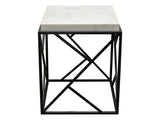 Plymouth Grey Square Accent Table - Ornate Home