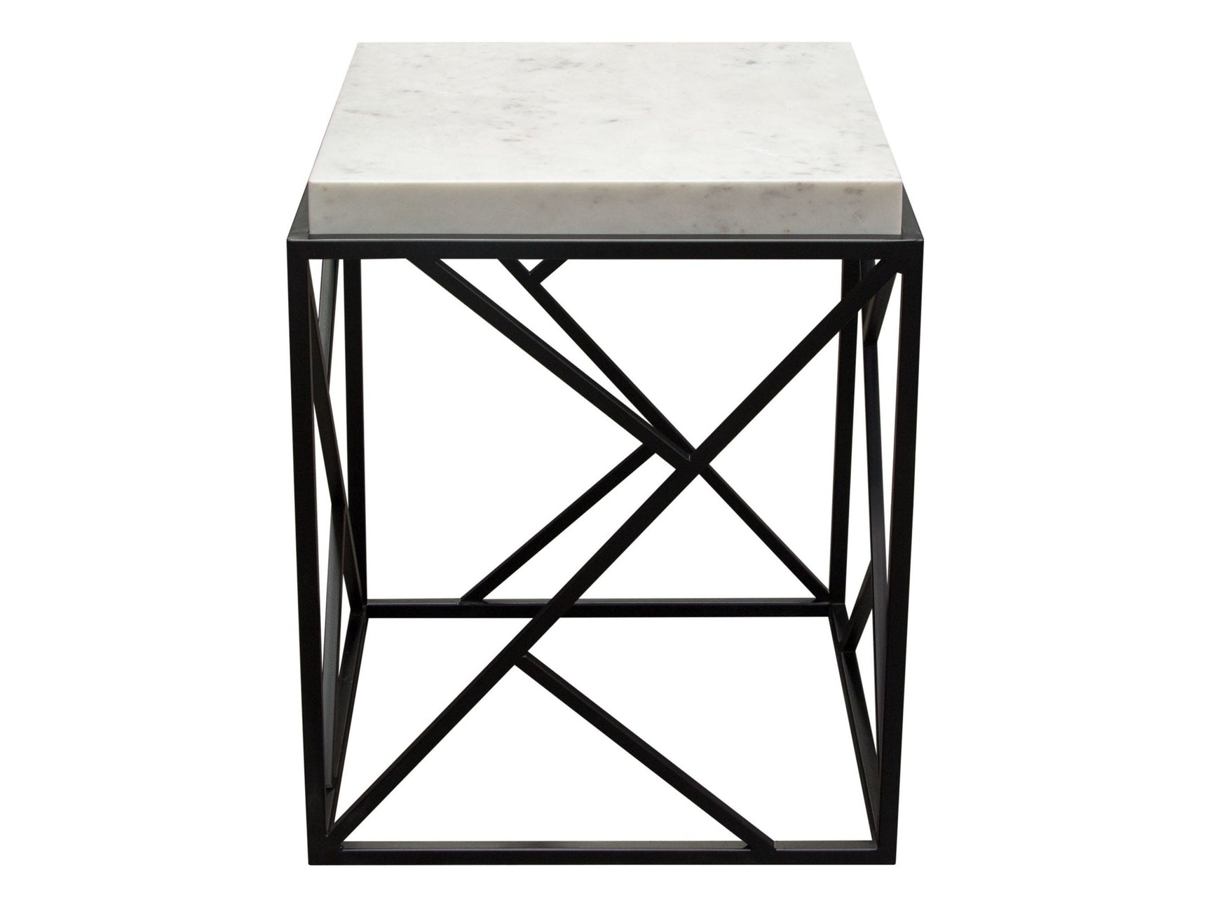 Plymouth Grey Square Accent Table - Ornate Home