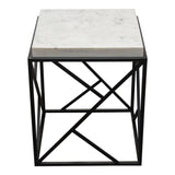 Plymouth Grey Square Accent Table - Ornate Home
