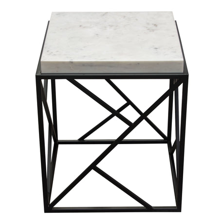 Plymouth Grey Square Accent Table - Ornate Home