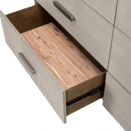 Pocatello White Oak Queen 4 Piece Bedroom Set - Ornate Home