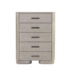 Pocatello White Oak Queen 5 Piece Bedroom Set w/Chest - Ornate Home
