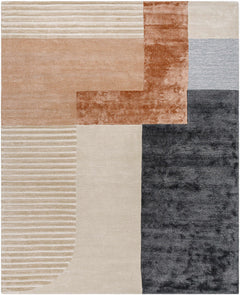 Pofadder Viscose&Wool Patchwork Rug - Ornate Home