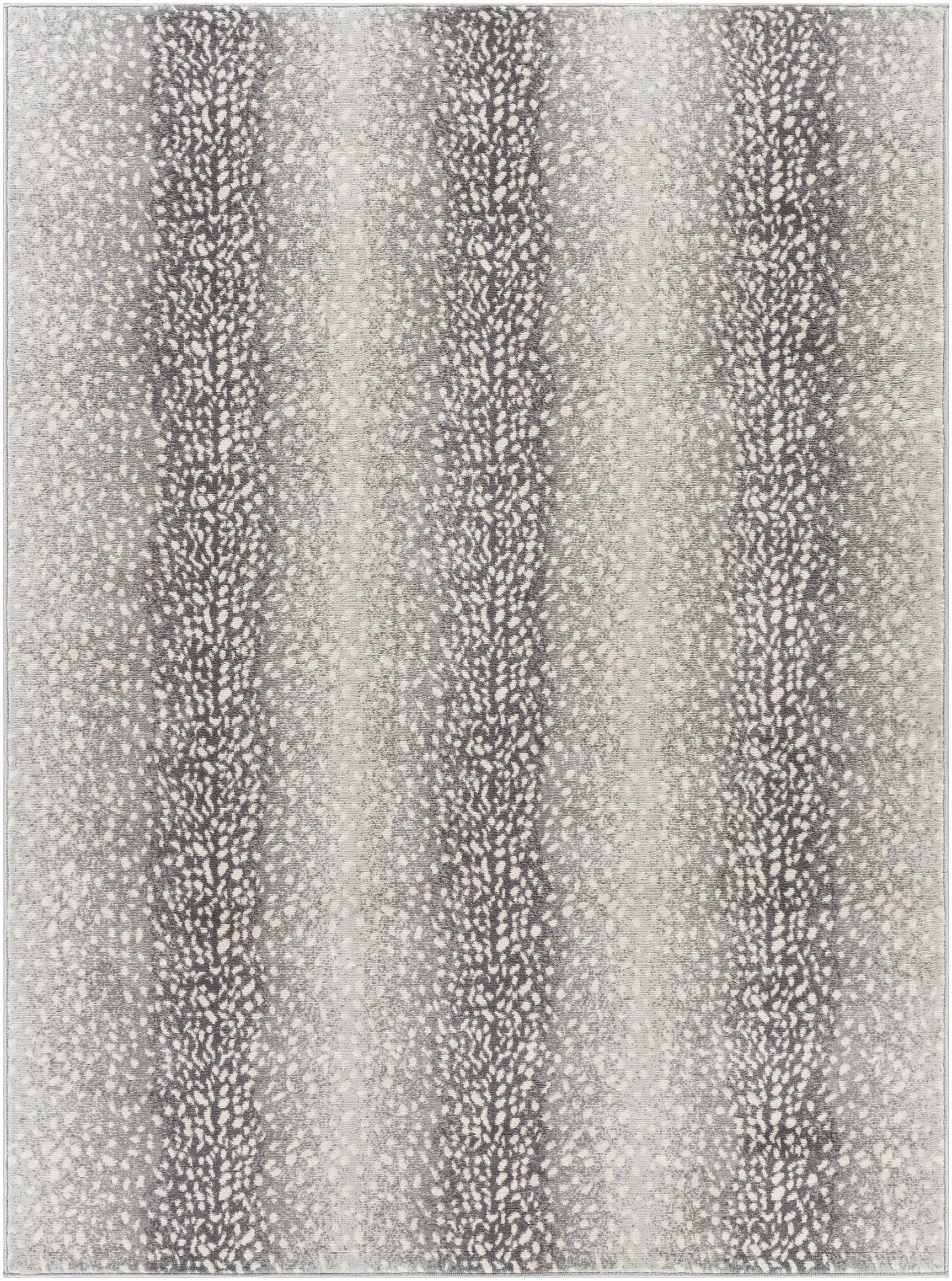 Pointblank Black&Gray Antelope Print Rug - Ornate Home