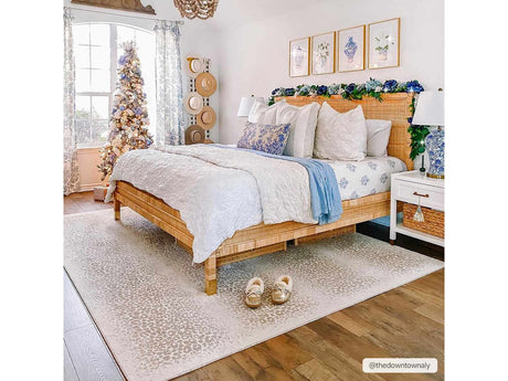 Pointblank Tan Leopard Print Rug - Ornate Home