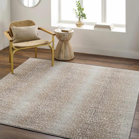 Pointblank Tan Leopard Print Rug - Ornate Home