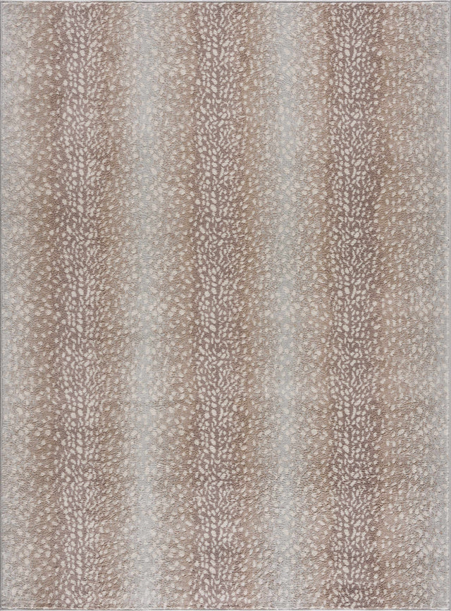 Pointblank Tan Leopard Print Rug - Ornate Home