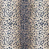 Pointblank Tan & Navy Leopard Print Area Rug - Ornate Home