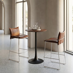 Pola Brown Barstool - Ornate Home
