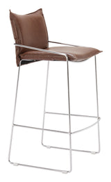 Pola Brown Barstool - Ornate Home