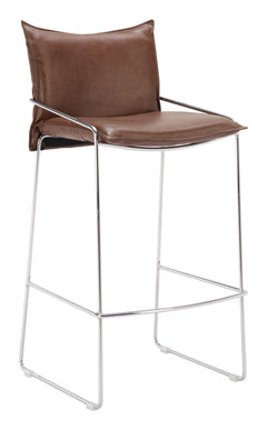 Pola Brown Barstool - Ornate Home