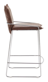 Pola Brown Counter Stool - Ornate Home