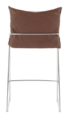 Pola Brown Counter Stool - Ornate Home