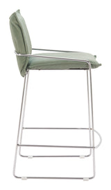Pola Green Counter Stool - Ornate Home