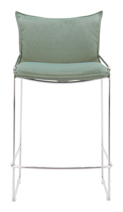 Pola Green Counter Stool - Ornate Home