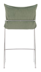 Pola Green Counter Stool - Ornate Home