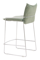 Pola Green Counter Stool - Ornate Home