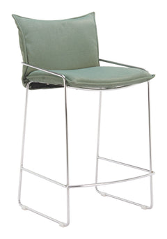 Pola Green Counter Stool - Ornate Home