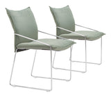 Pola Green Dining Chair (Set of 2)