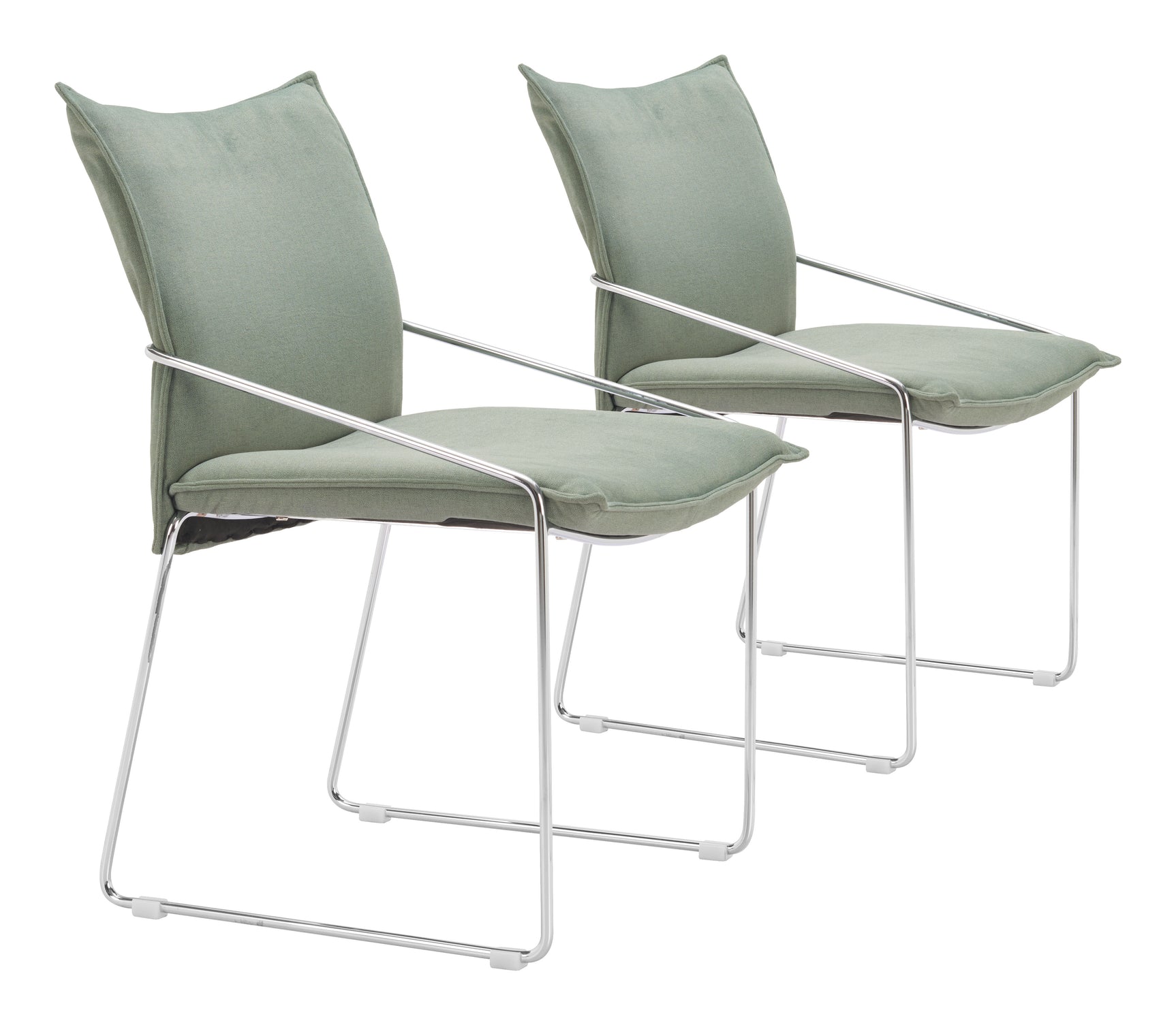Pola Green Dining Chair (Set of 2)
