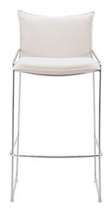 Pola White Barstool - Ornate Home