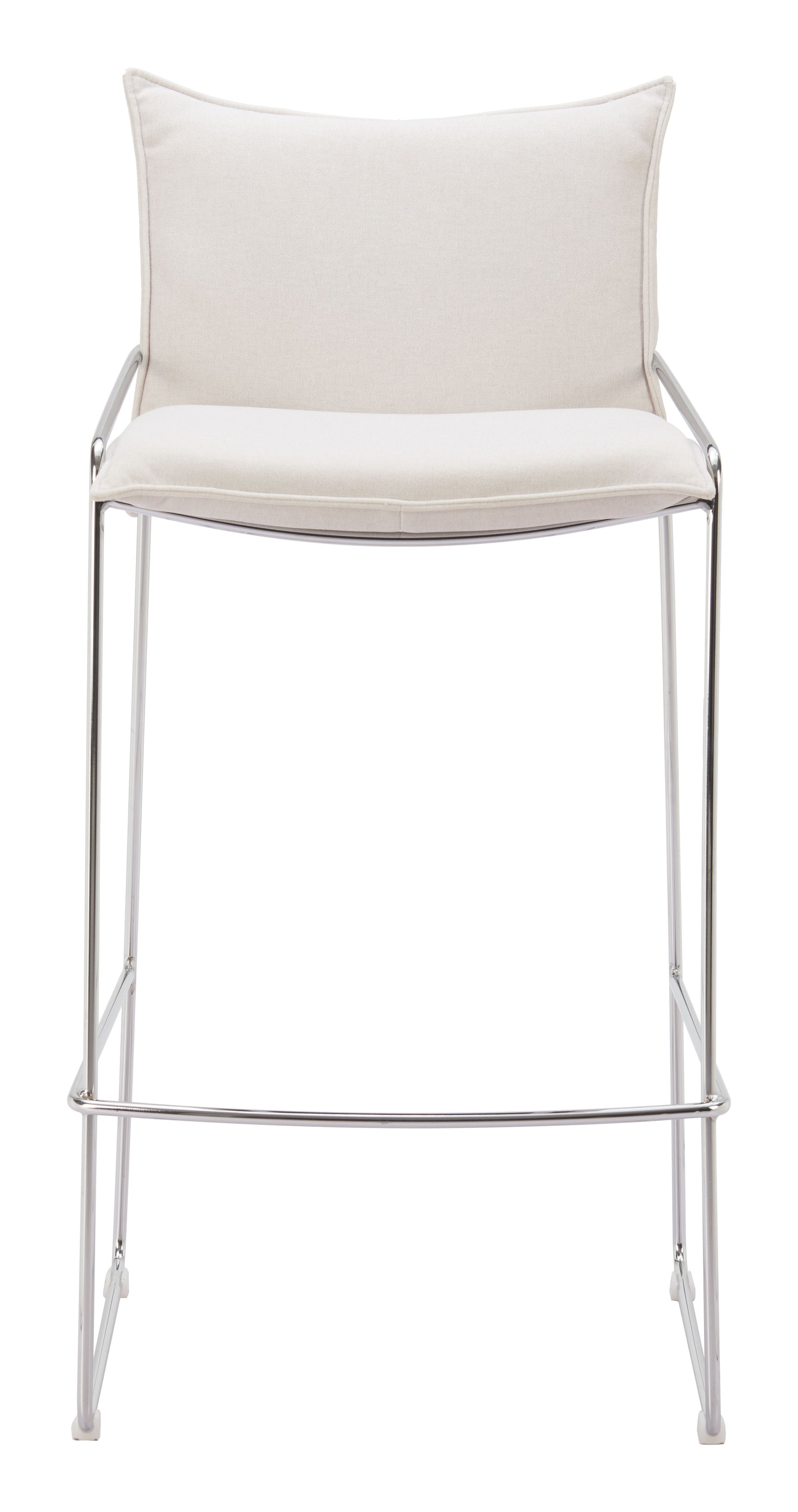 Pola White Barstool - Ornate Home