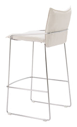 Pola White Barstool - Ornate Home