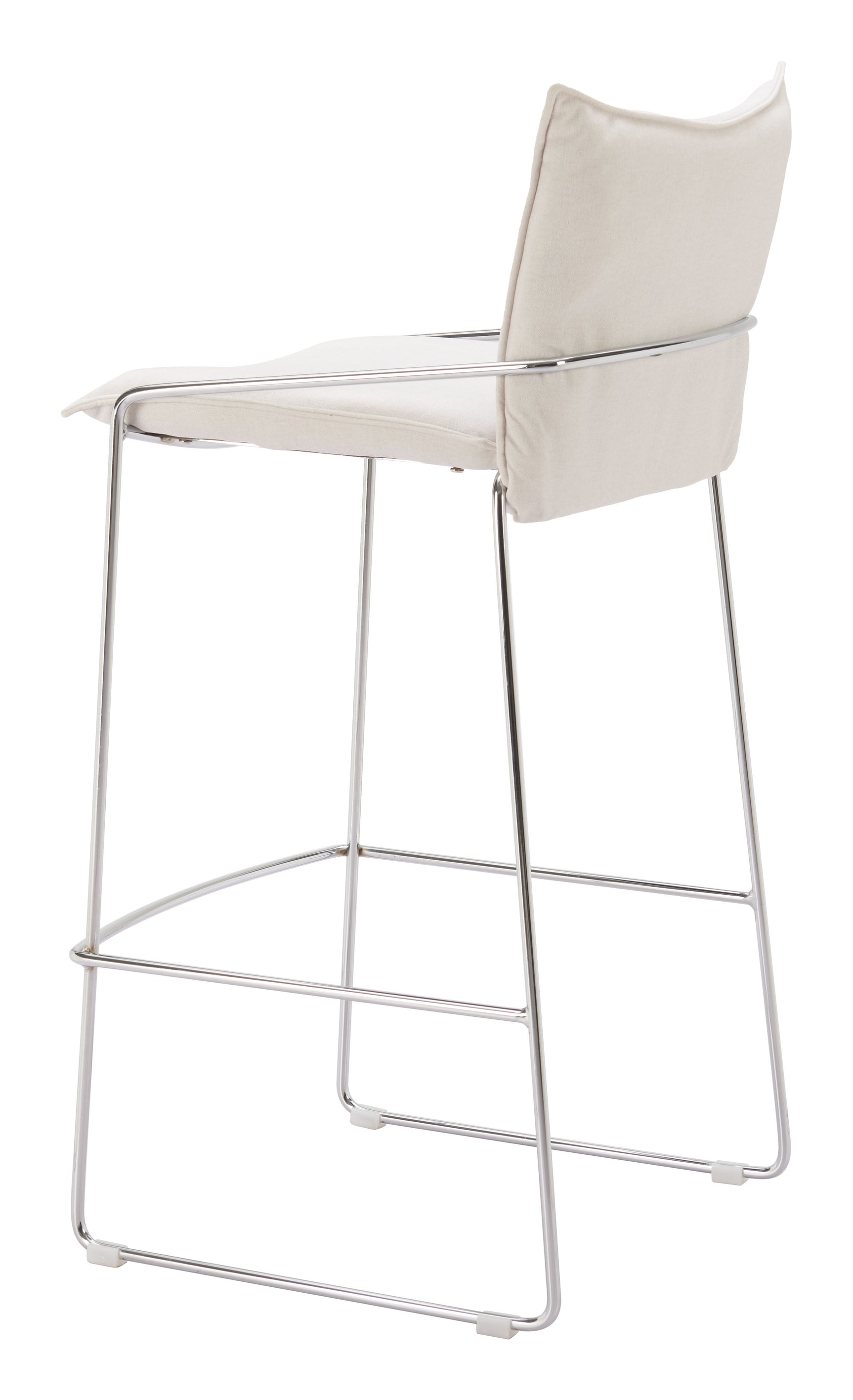 Pola White Barstool - Ornate Home