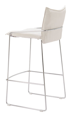 Pola White Barstool - Ornate Home