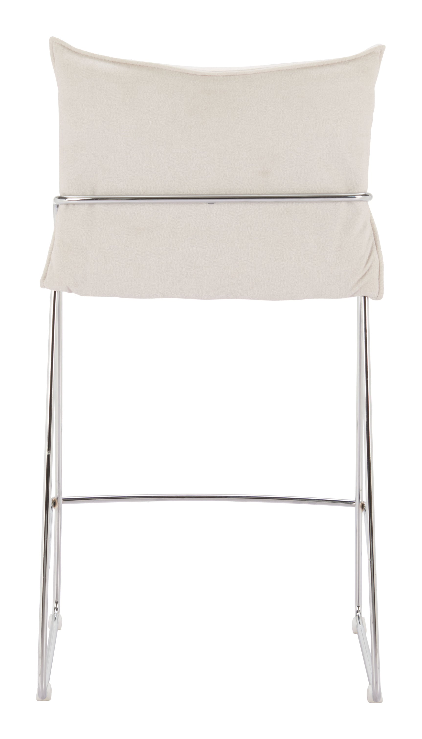 Pola White Counter Stool - Ornate Home