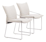 Pola White Dining Chair (Set of 2)