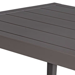 Polanco Black/Bronze Outdoor Aluminum Dining Table - Ornate Home