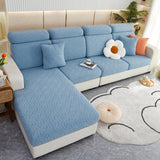 Polar Fleece Couch Cushion Covers, Stretch Sofa Seat Cushion Covers, Elastic Furniture Protector for Pets, Kid - Ornate Home