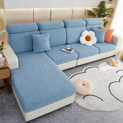 Polar Fleece Couch Cushion Covers, Stretch Sofa Seat Cushion Covers, Elastic Furniture Protector for Pets, Kid - Ornate Home