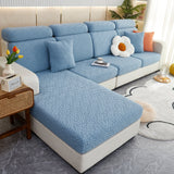 Polar Fleece Couch Cushion Covers, Stretch Sofa Seat Cushion Covers, Elastic Furniture Protector for Pets, Kid - Ornate Home