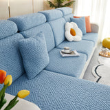 Polar Fleece Couch Cushion Covers, Stretch Sofa Seat Cushion Covers, Elastic Furniture Protector for Pets, Kid - Ornate Home