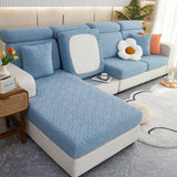 Polar Fleece Couch Cushion Covers, Stretch Sofa Seat Cushion Covers, Elastic Furniture Protector for Pets, Kid - Ornate Home