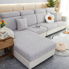 Polar Fleece Couch Cushion Covers, Stretch Sofa Seat Cushion Covers, Elastic Furniture Protector for Pets, Kid - Ornate Home