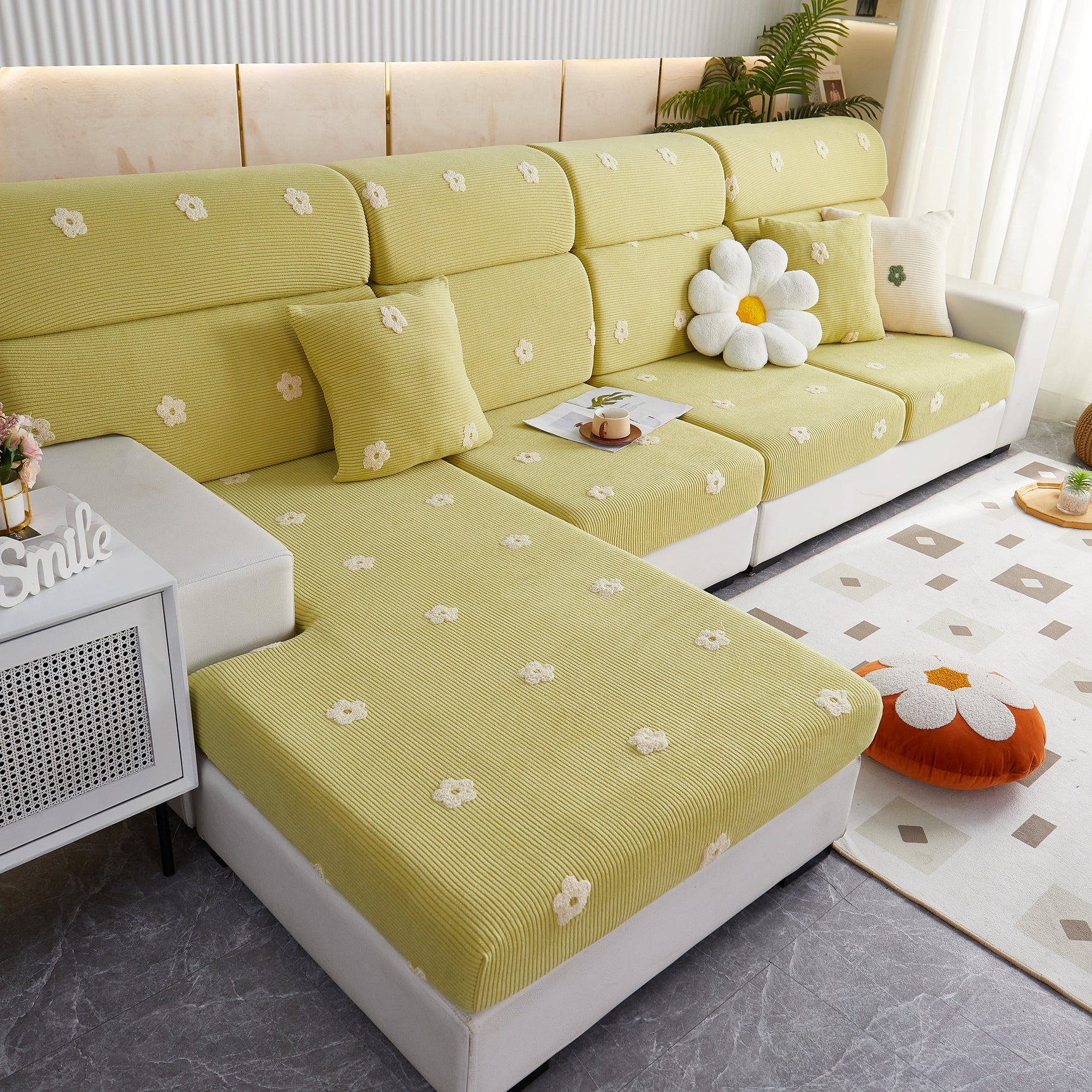 Polar Fleece Sofa Cushion Covers for Sofa 1/2/3/4 Seater, Best Seat Covers for Dogs, Pet Couch Protector - Ornate Home