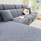 Polar Fleece Stretch Seat Cushion Covers, Couch Cushion Covers Slipcover, Sofa Cushion Protector Covers - Ornate Home