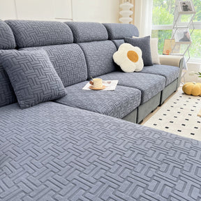 Polar Fleece Stretch Seat Cushion Covers, Couch Cushion Covers Slipcover, Sofa Cushion Protector Covers - Ornate Home