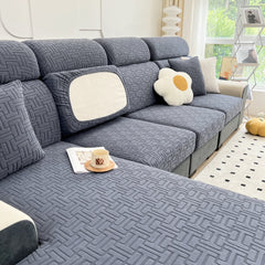 Polar Fleece Stretch Seat Cushion Covers, Couch Cushion Covers Slipcover, Sofa Cushion Protector Covers - Ornate Home