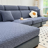 Polar Fleece Stretch Seat Cushion Covers, Couch Cushion Covers Slipcover, Sofa Cushion Protector Covers - Ornate Home