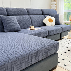 Polar Fleece Stretch Seat Cushion Covers, Couch Cushion Covers Slipcover, Sofa Cushion Protector Covers - Ornate Home
