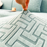 Polar Fleece Stretch Seat Cushion Covers, Couch Cushion Covers Slipcover, Sofa Cushion Protector Covers - Ornate Home