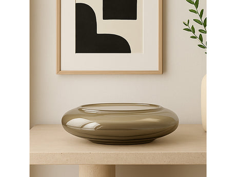 Polene Smoky Brown Large Glass Bowl - Ornate Home