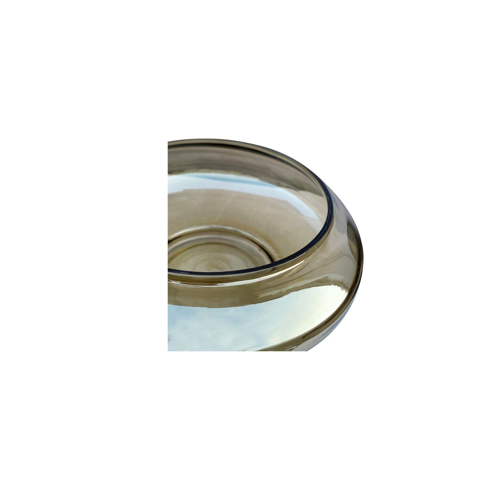 Polene Smoky Brown Small Glass Bowl - Ornate Home