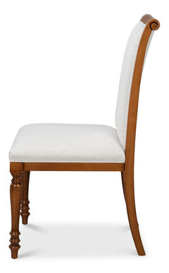 Polk Brown Fabric Side Chair (Set of 2) - Ornate Home